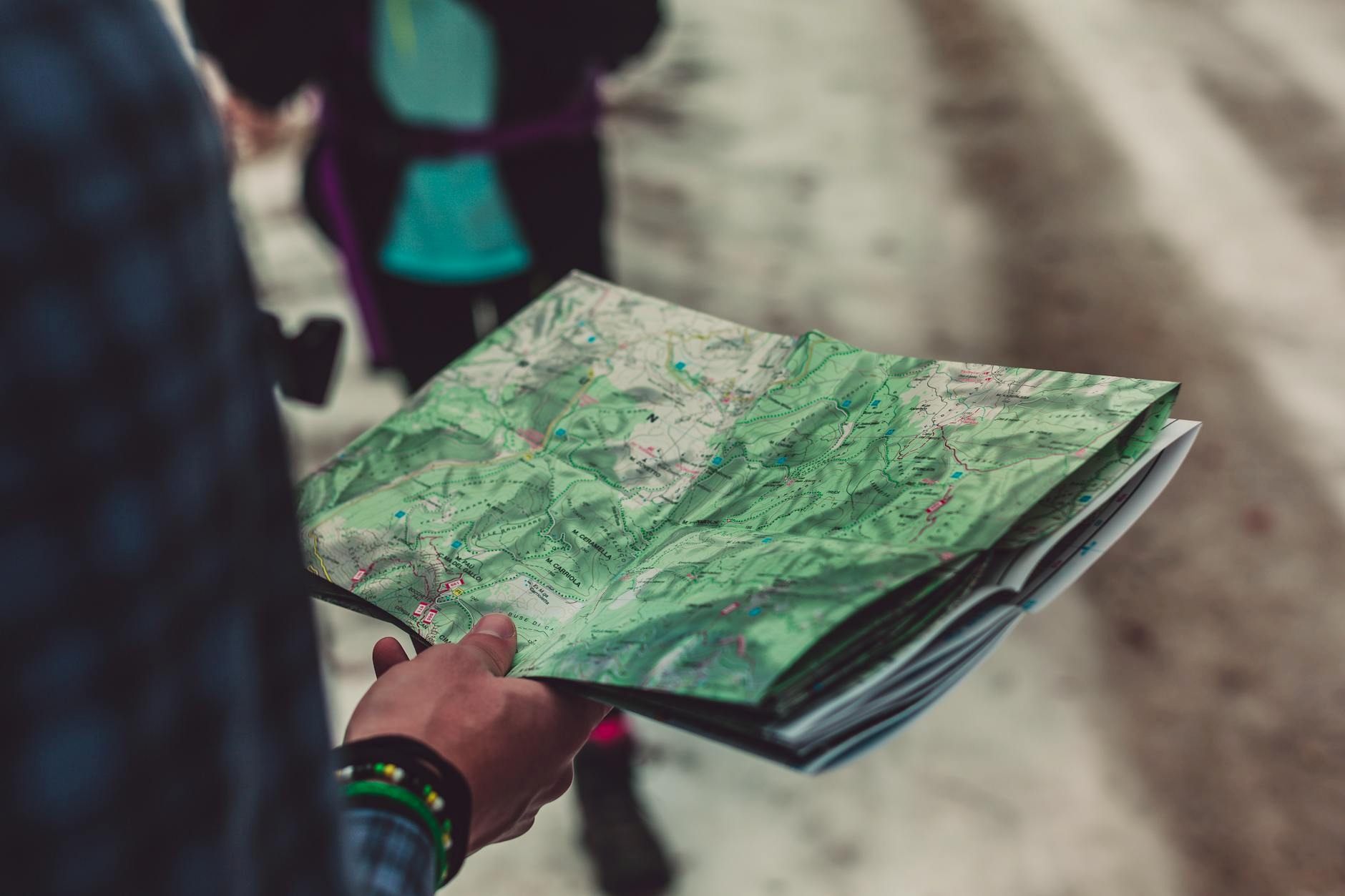 Custom trail map page for Cyprus hiking route